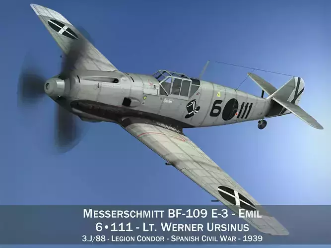 Messerschmitt - BF-109 E - 6-111