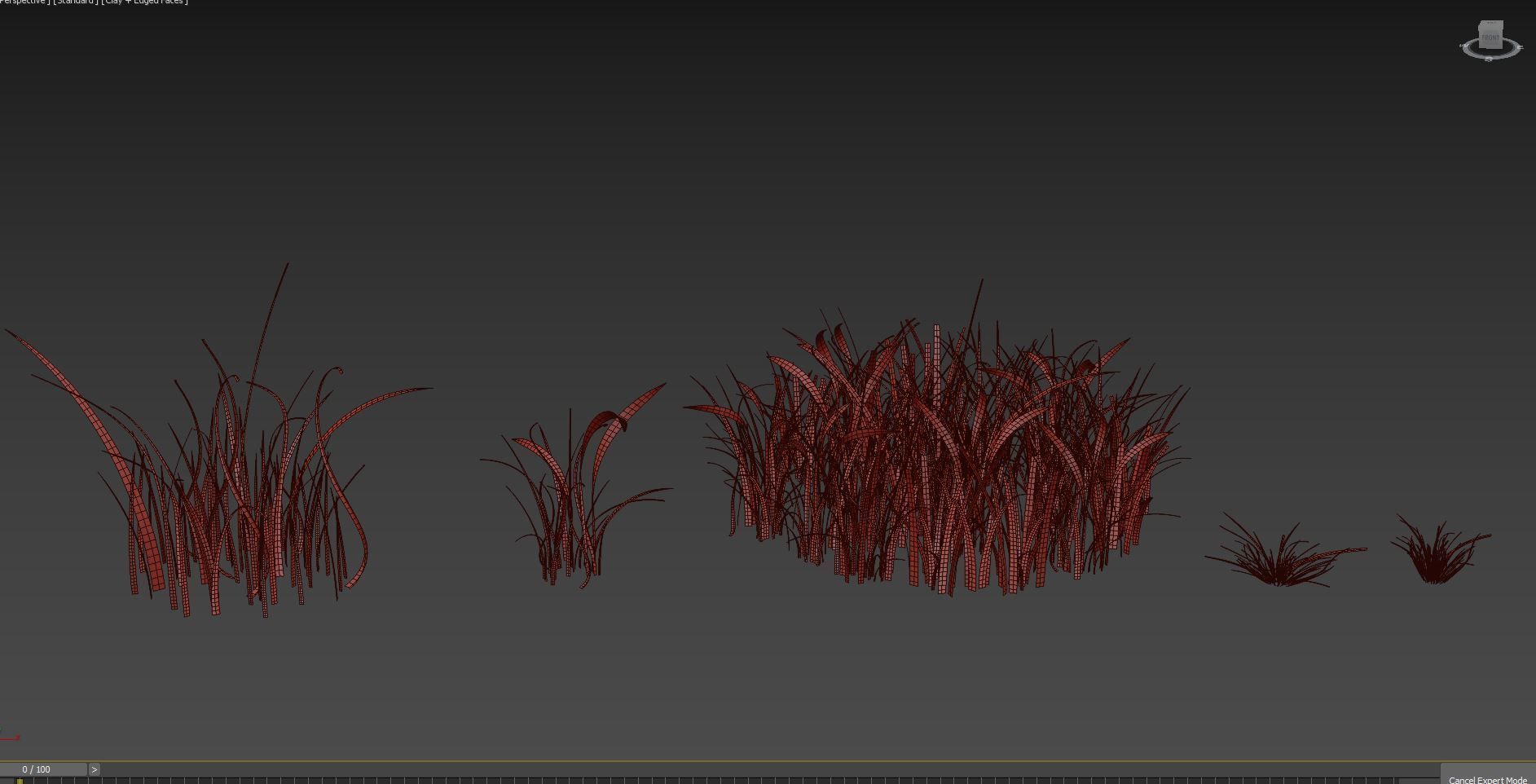 Grass for landscaping exterior  3D model_8