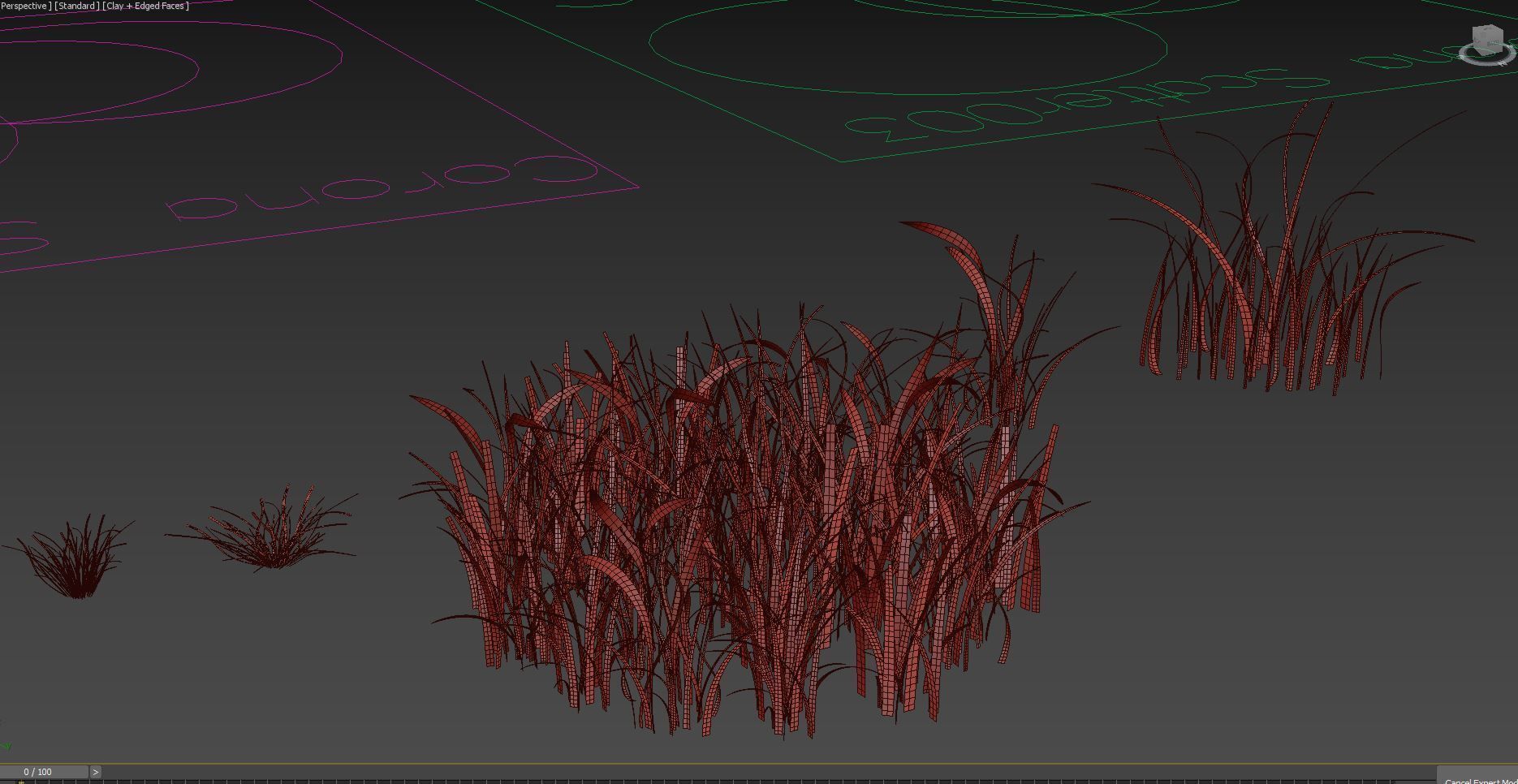 Grass for landscaping exterior  3D model_9