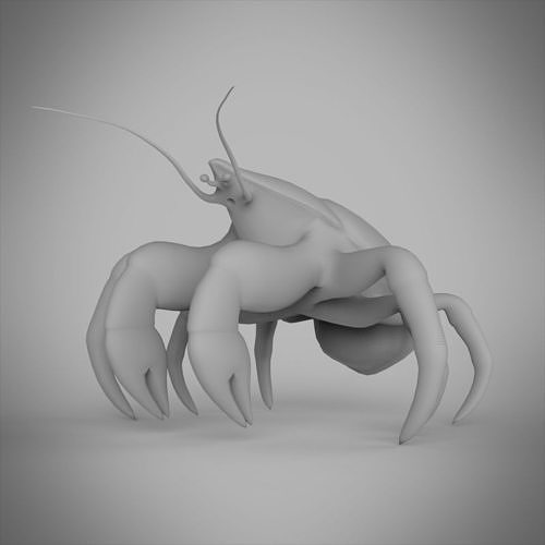 Coconut Crab Low-poly 3D model