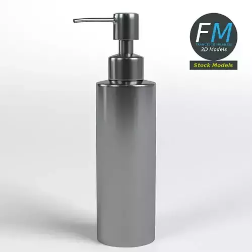 Stainless steel pump dispenser for hand soap