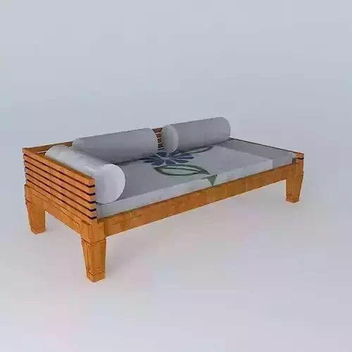 Wooden sofa