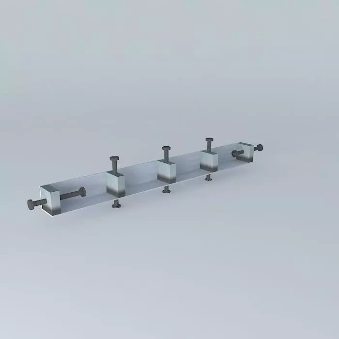 Laminating clamp 3D model_0