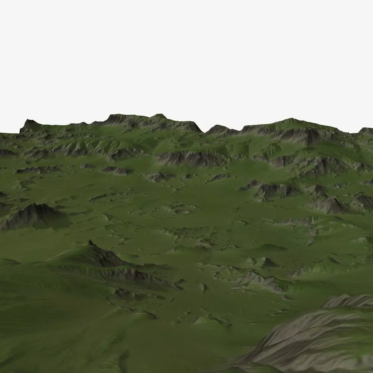 Landscape 51 Low-poly 3D model