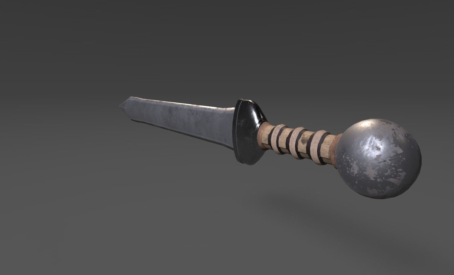 Sword Gladius Low-poly 3D model_2