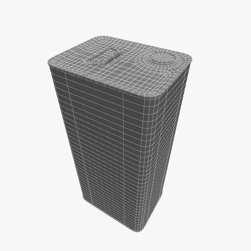 oil 5 liter 3D model_6