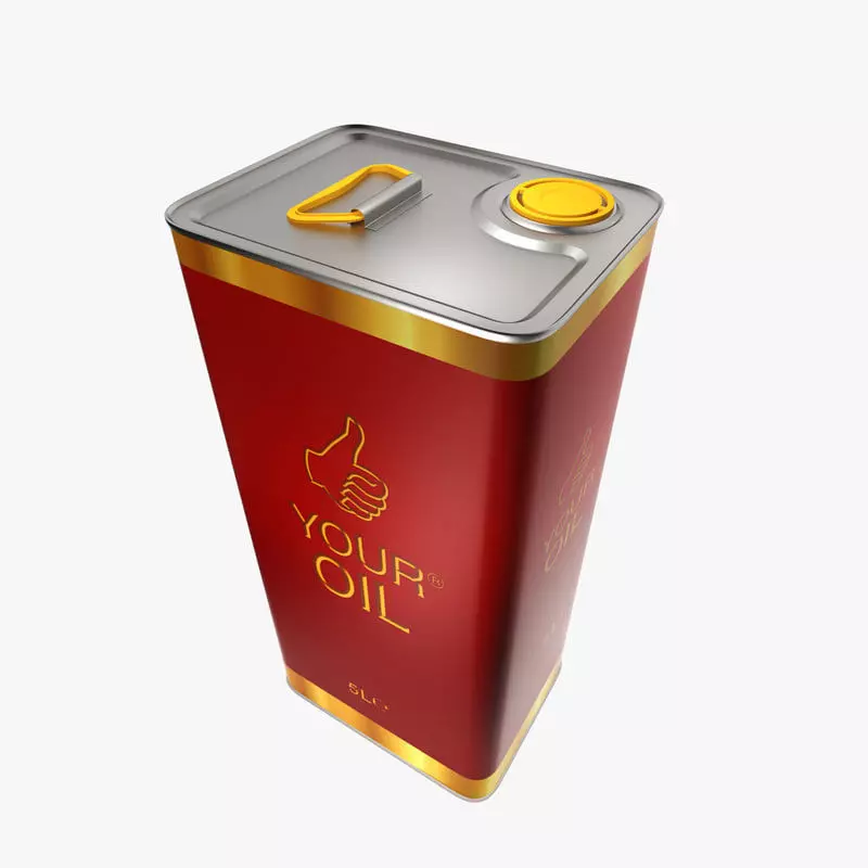 oil 5 liter 3D model_0