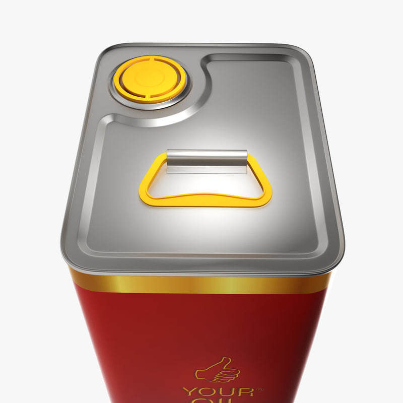 oil 5 liter 3D model_3