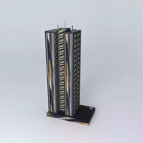 Building in Campinas SP Center 3D model