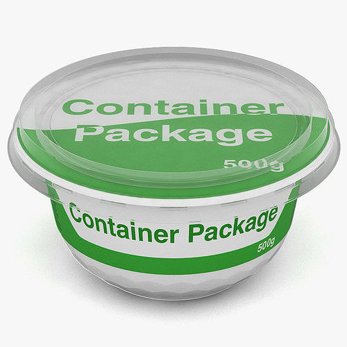 container package 3D model