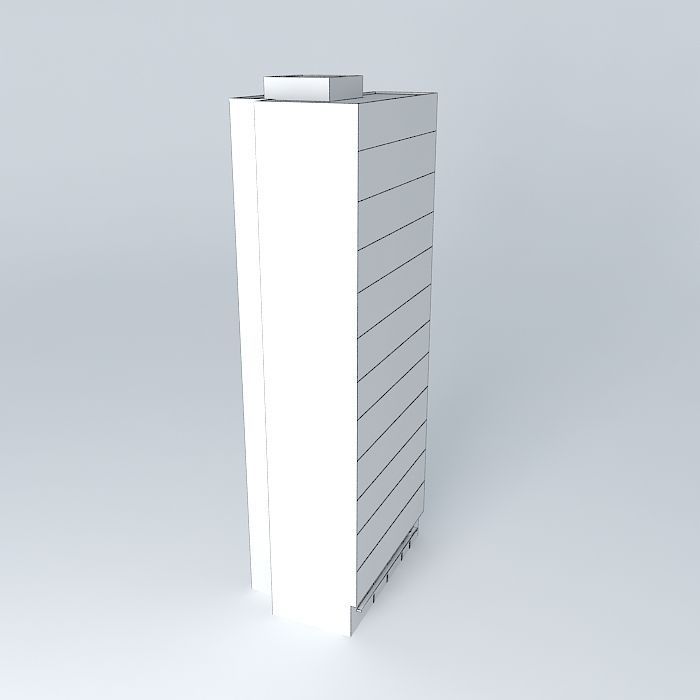 Building in Campinas SP Center 3D model_3