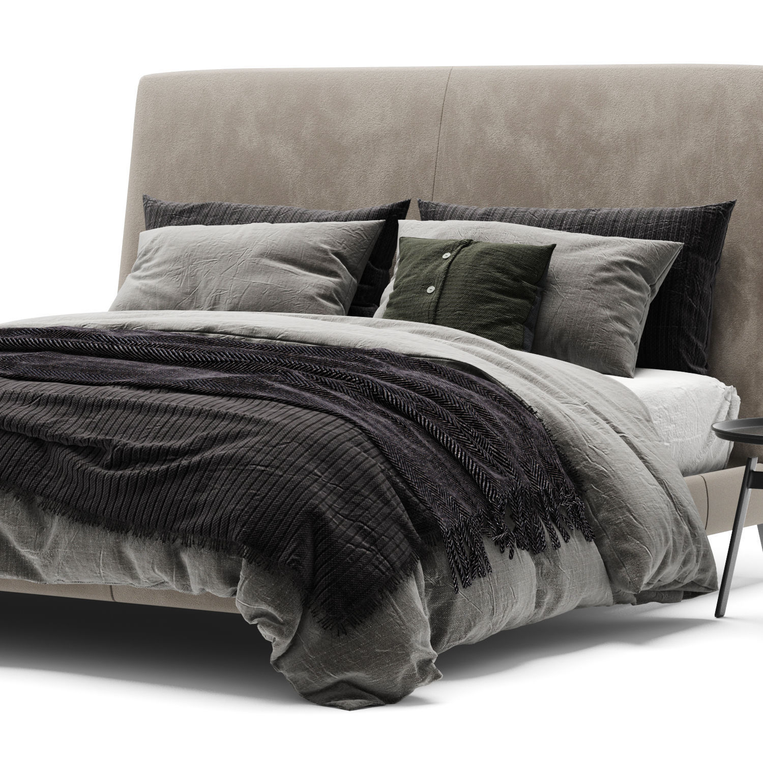 Maxalto Demetra Bed 3D model_3