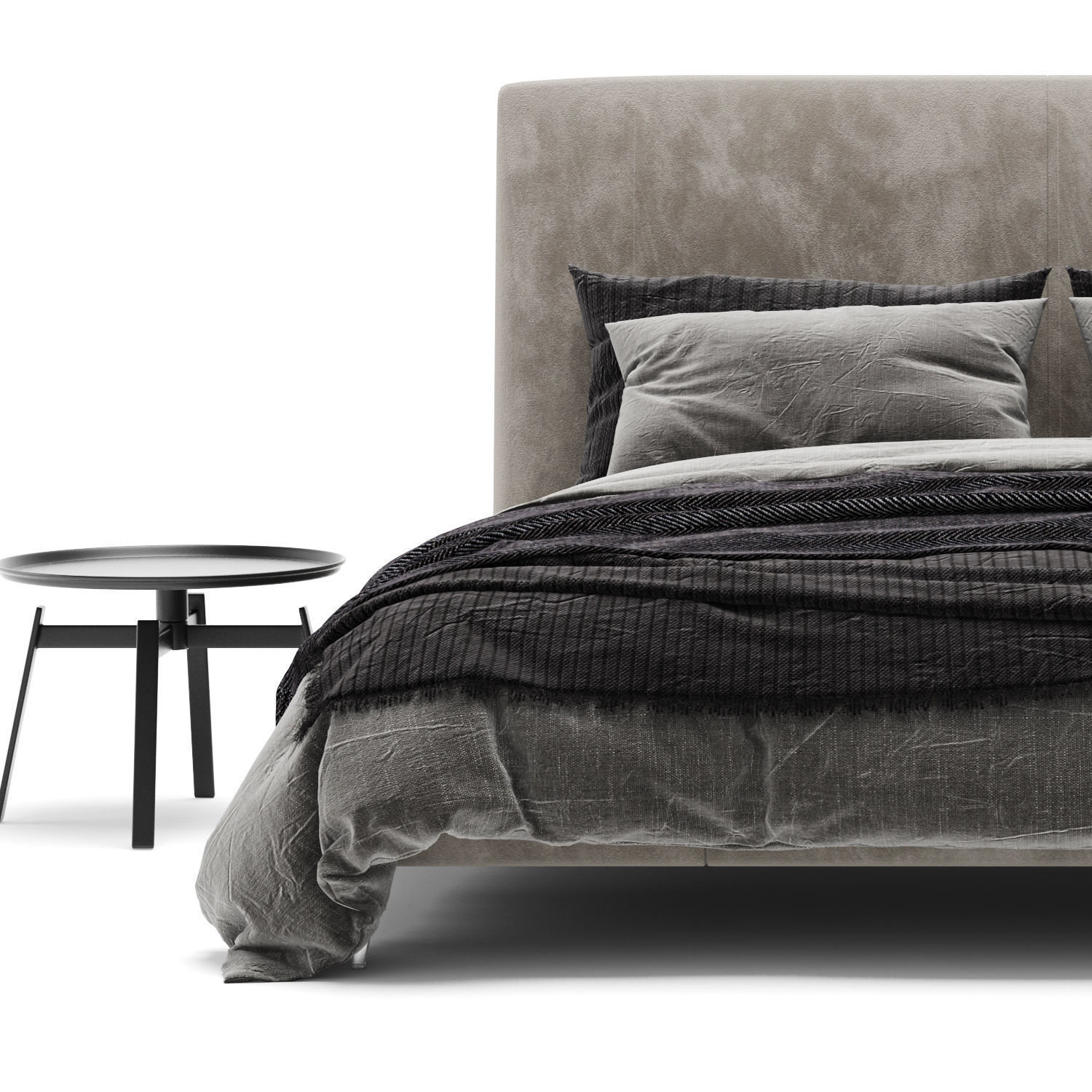 Maxalto Demetra Bed 3D model_2