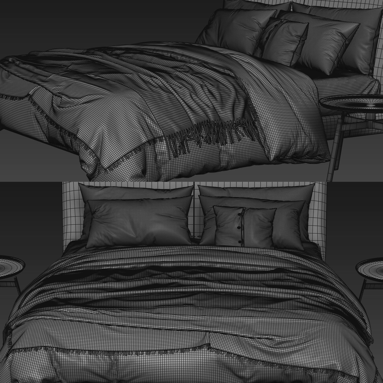 Maxalto Demetra Bed 3D model_4