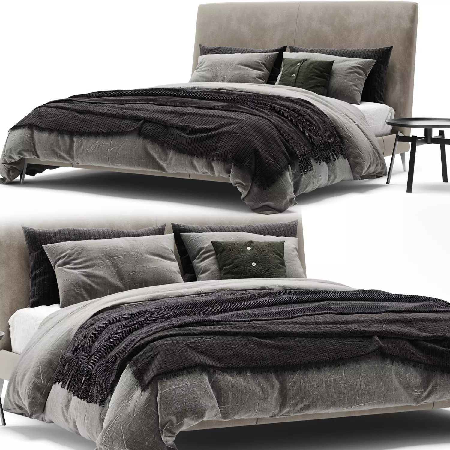 Maxalto Demetra Bed 3D model_0