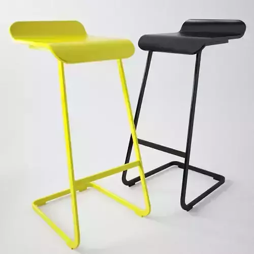 Alto  chair  Low-poly 3D model