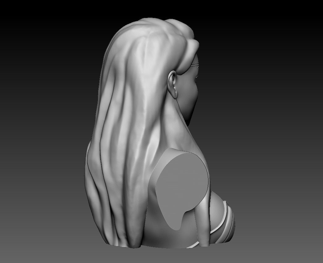 Bust - Wonder Woman 3D print model_17