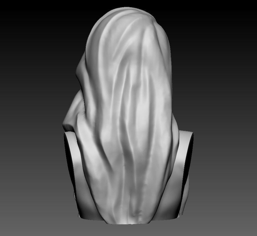 Bust - Wonder Woman 3D print model_8