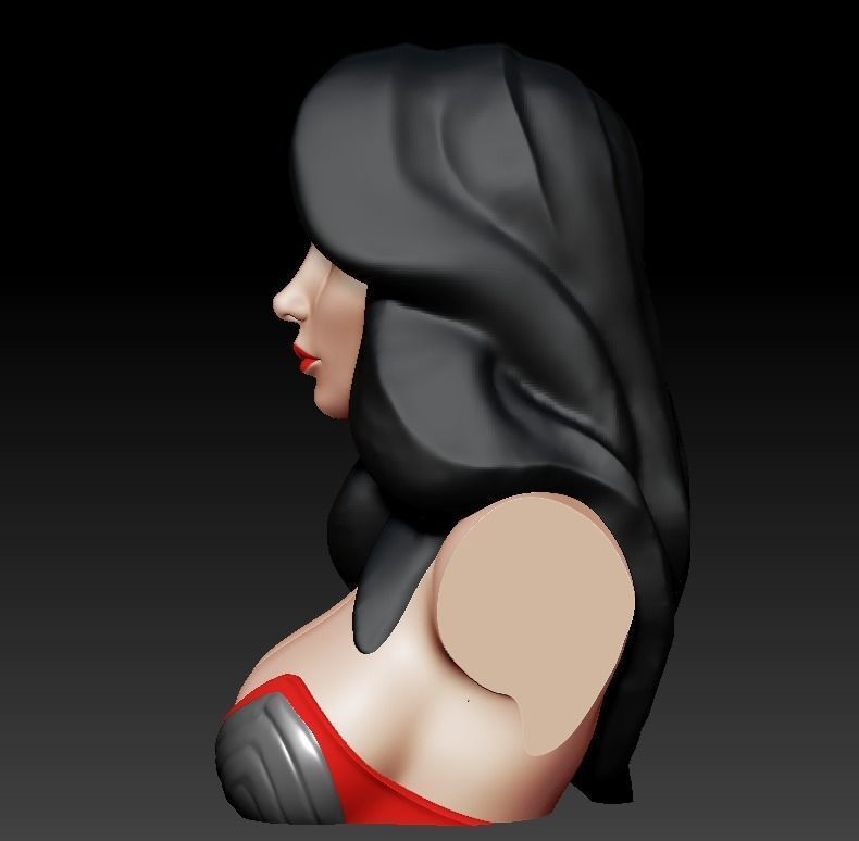 Bust - Wonder Woman 3D print model_4