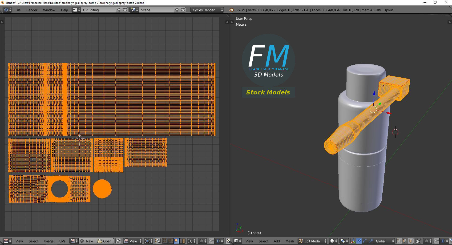 Oropharyngeal spray bottle 2 3D model_10