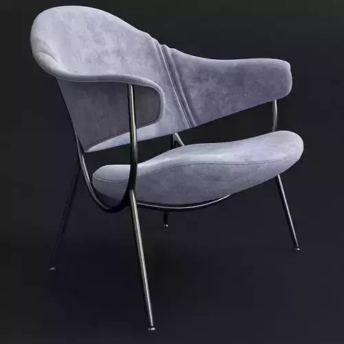 Murano easy chairs luca nichetto offecct 3d model