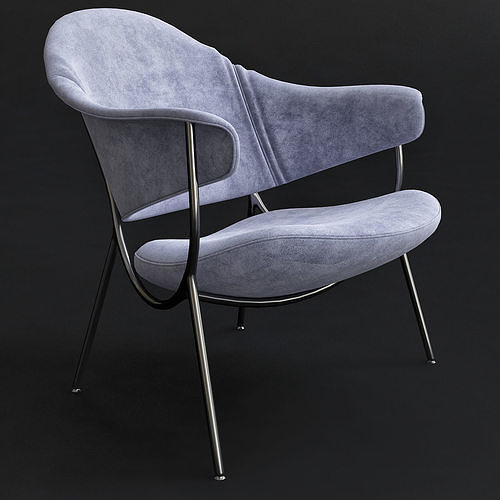 Murano easy chairs luca nichetto offecct 3d model 3D model