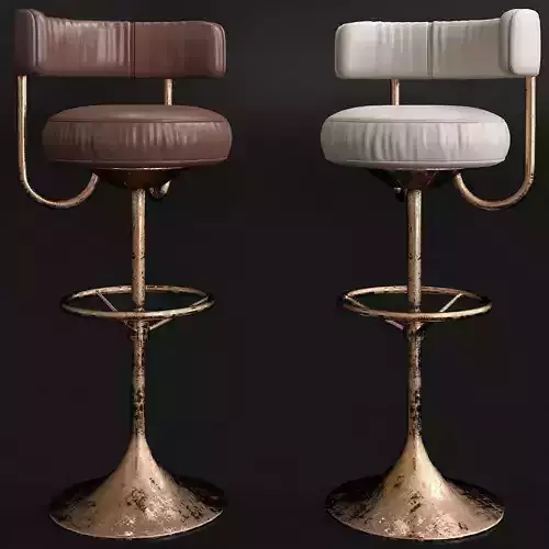 Bar stools design 3d model 3D model