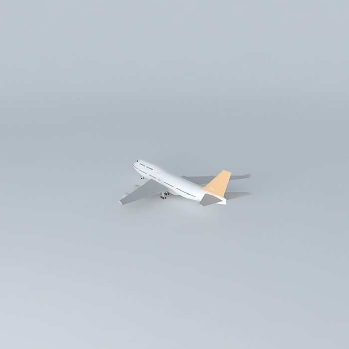 Plane in Viracopos 3D model_2