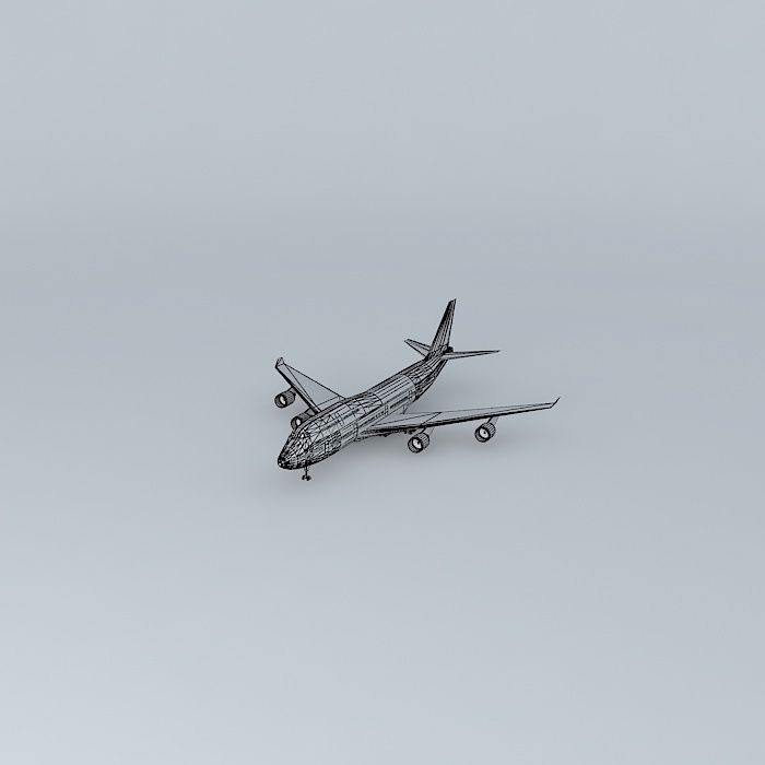 Plane in Viracopos 3D model_3