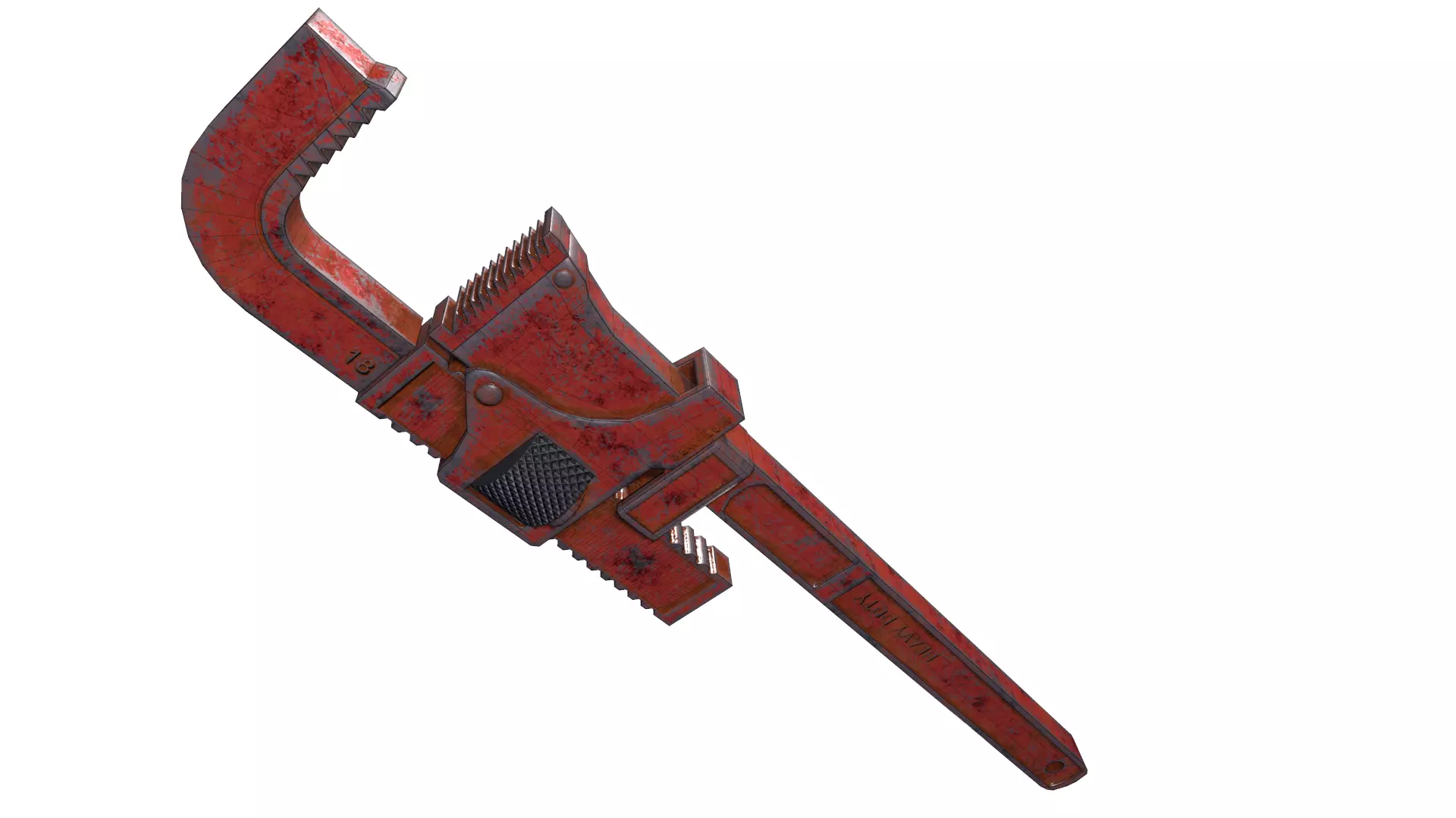 Wrench Game Ready Low-poly 3D model_0