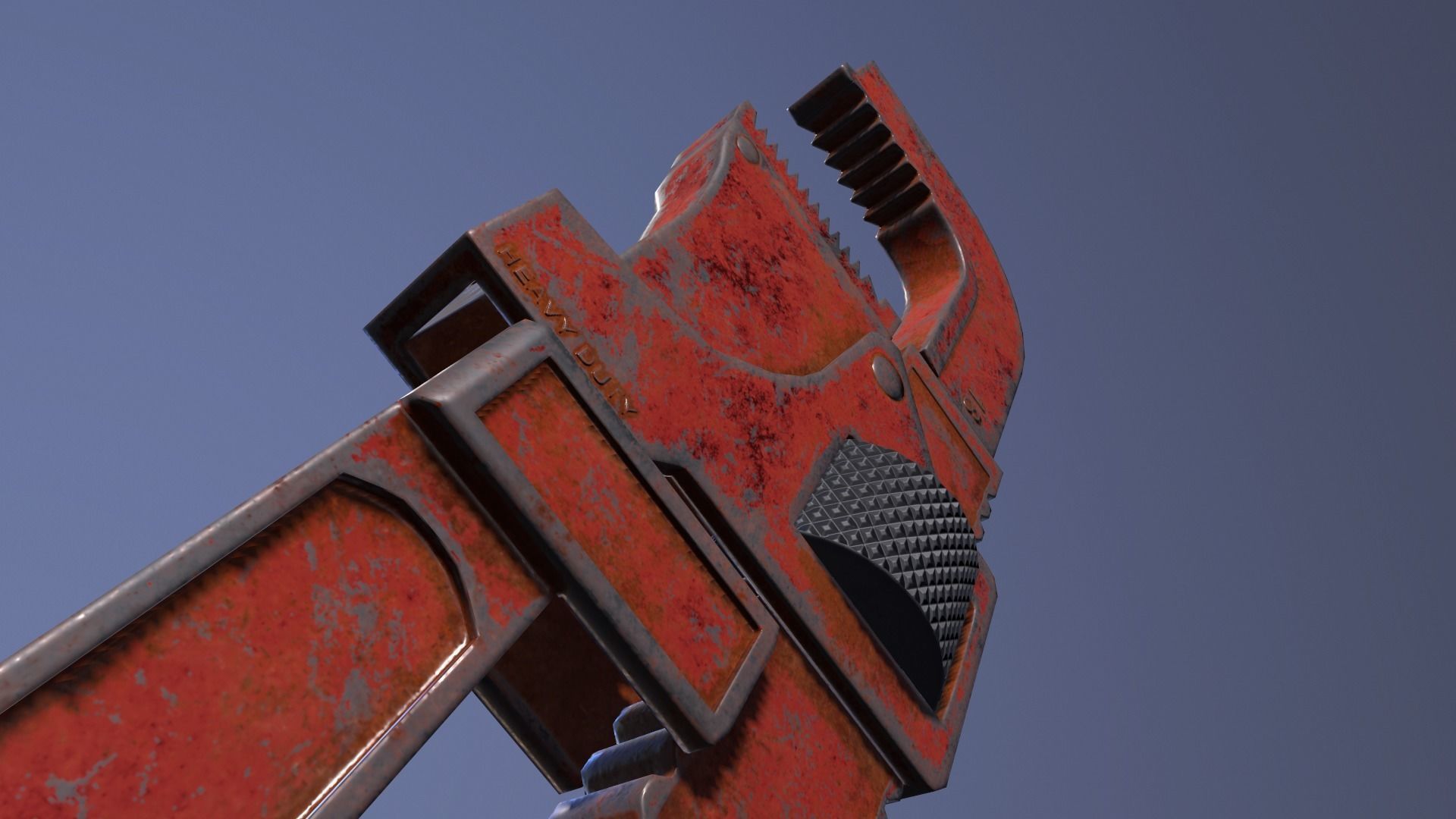 Wrench Game Ready Low-poly 3D model_4