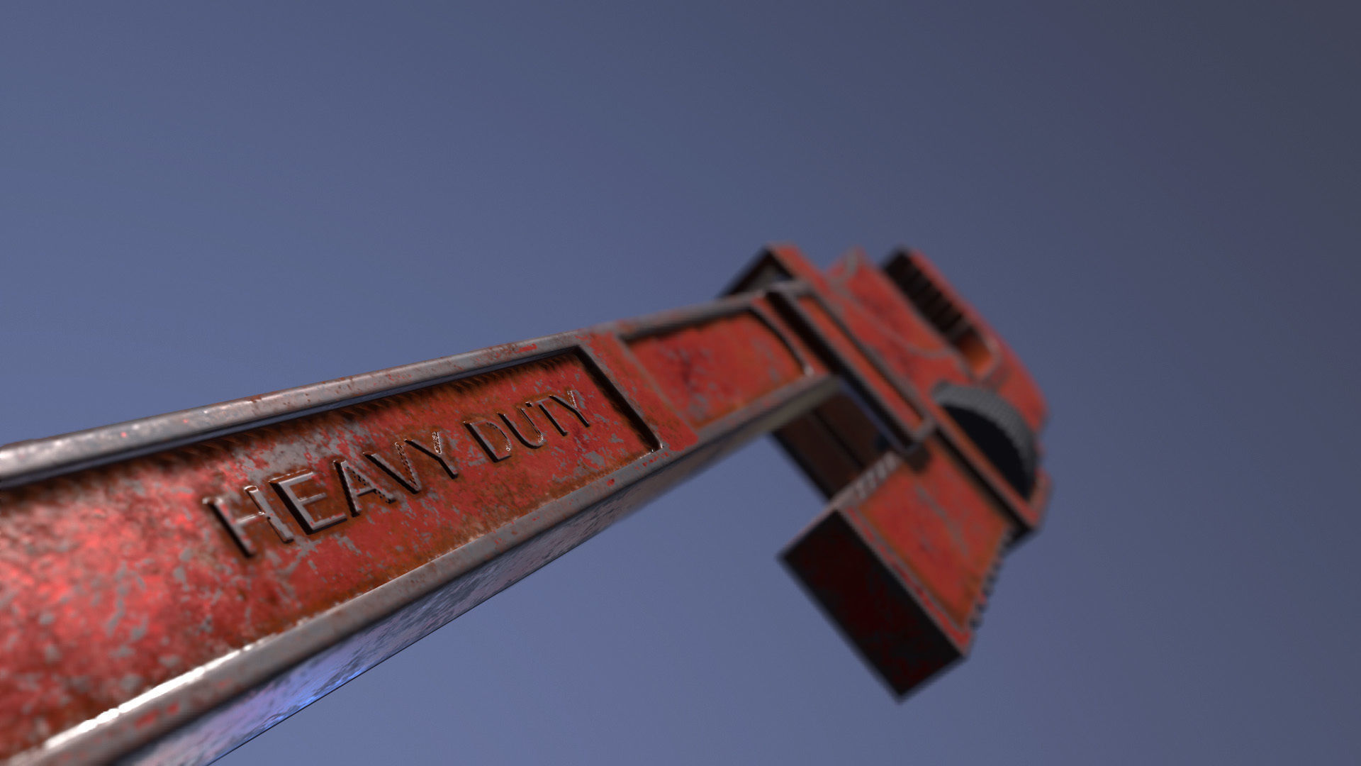 Wrench Game Ready Low-poly 3D model_2