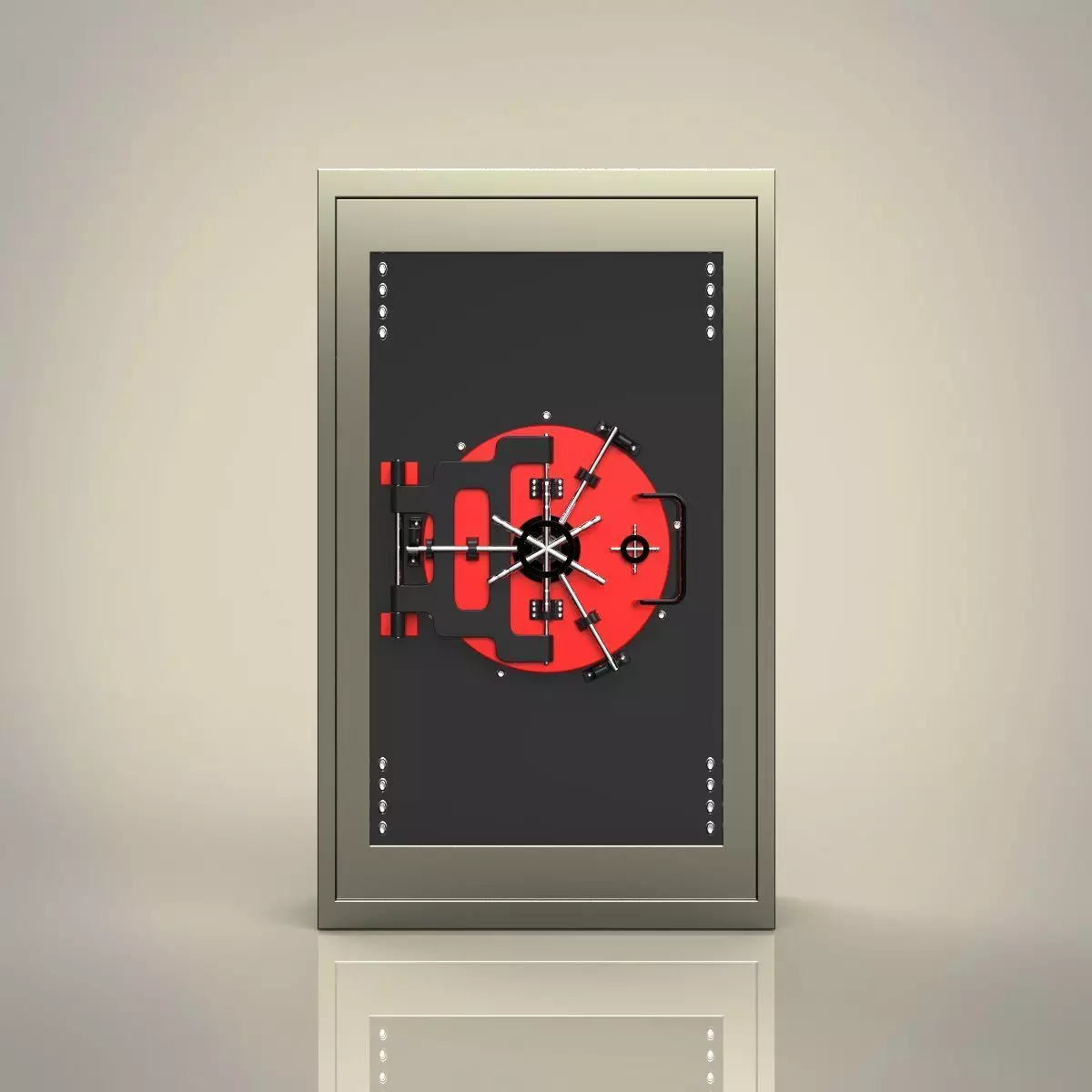 Vault robot wall art 3D model