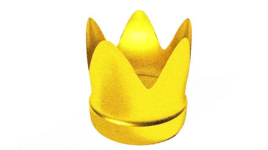 Crown Low-poly 3D model_1