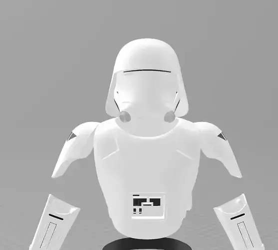 Star Wars TFA First Order SnowTrooper Full Armour 3D print model