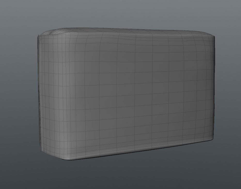 Diaper package 3D model_1