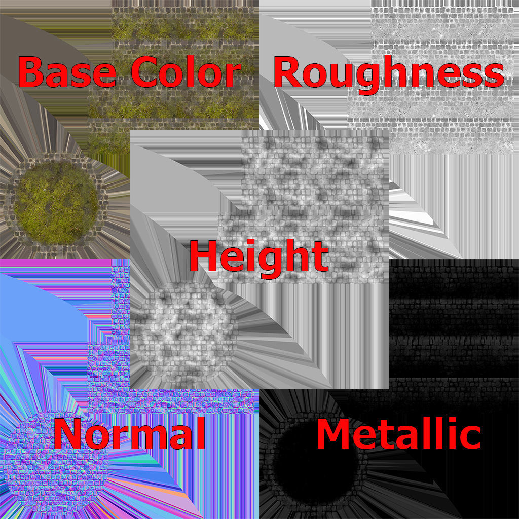 Manhole cover Low-poly 3D model_7