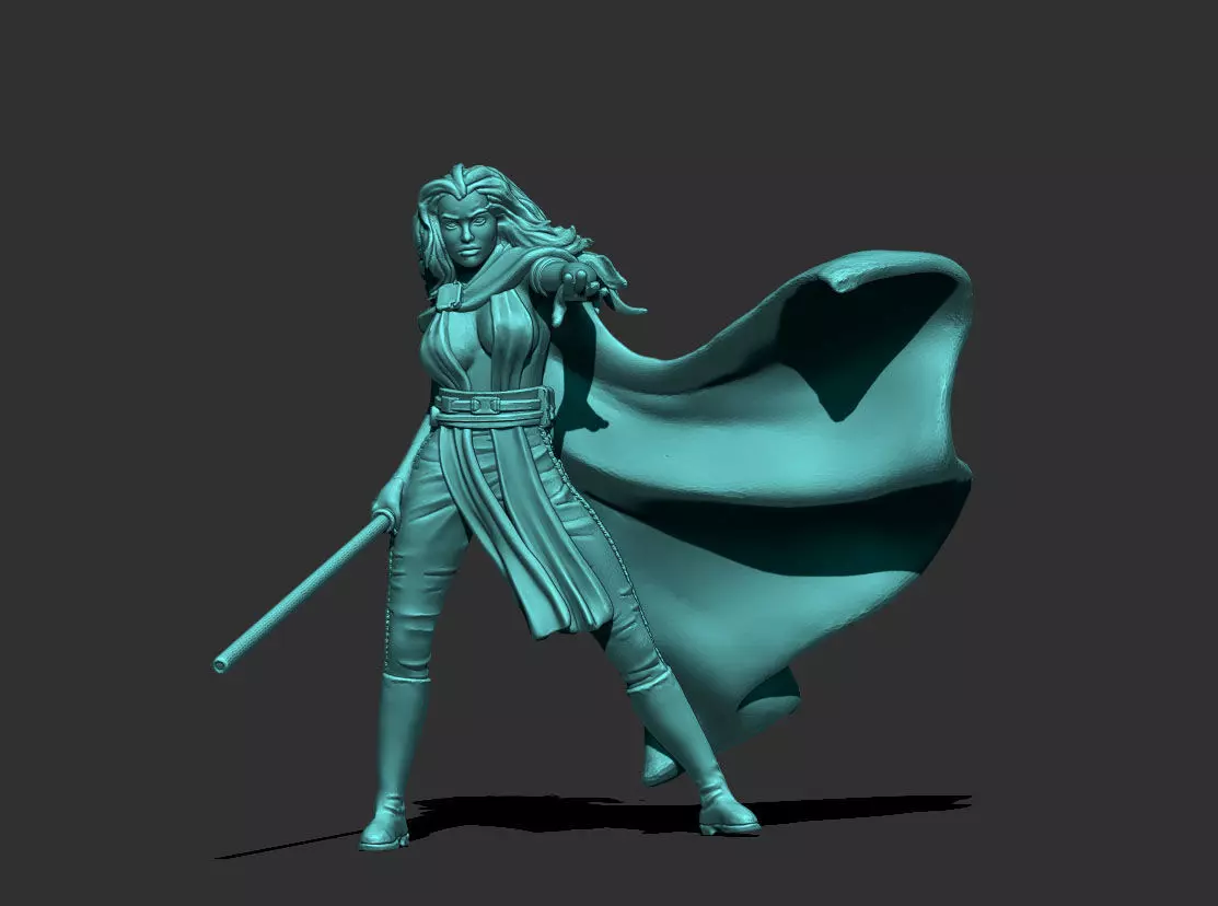 Light Side Adept - 35mm scale - 3D print model 3D print model_0
