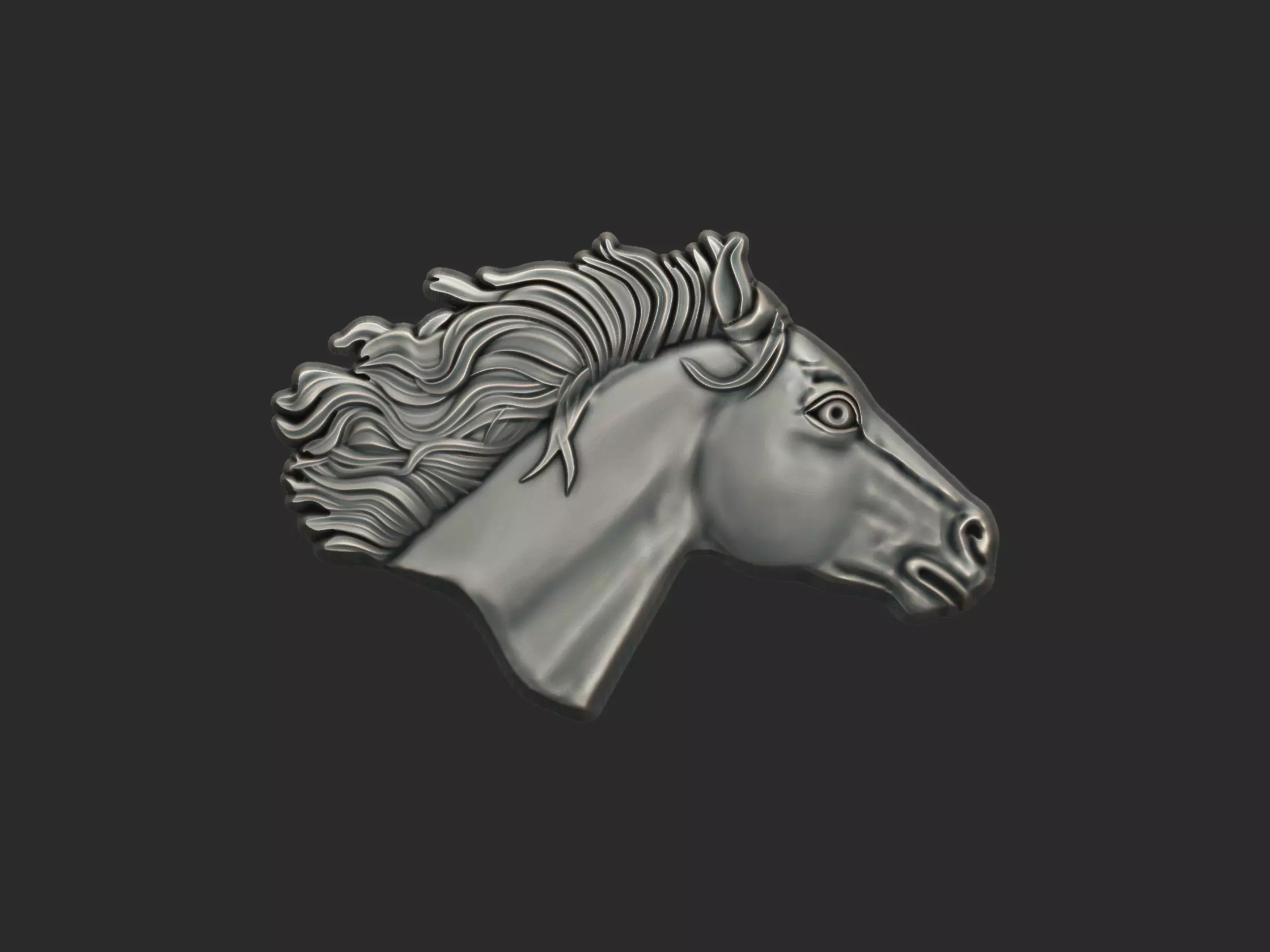 Horse head 3D print model