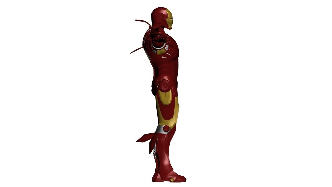 Iron man  3D model_5