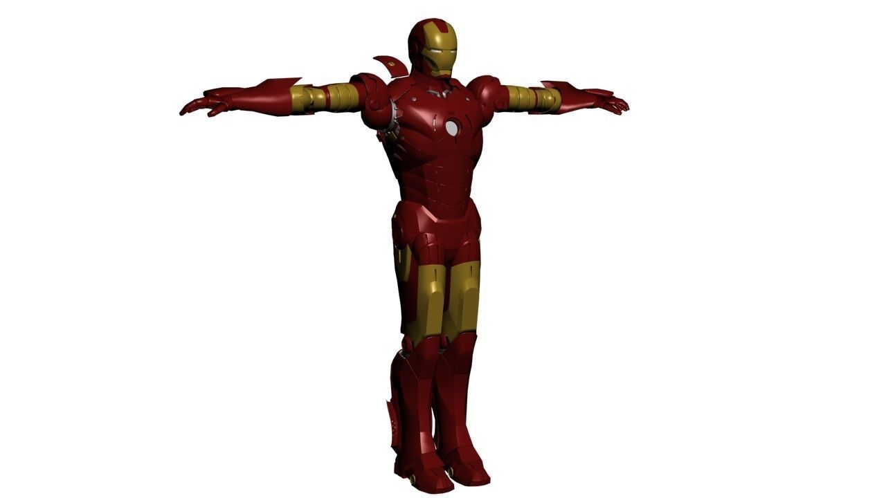 Iron man  3D model_6