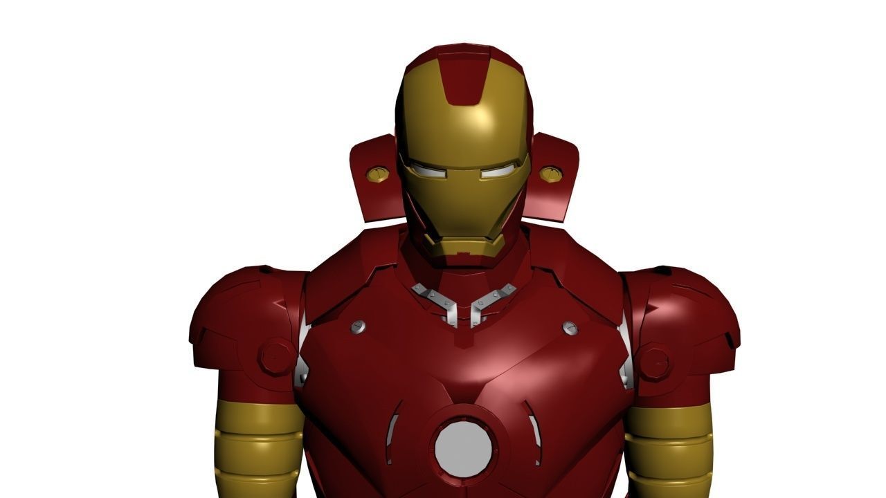 Iron man  3D model_1