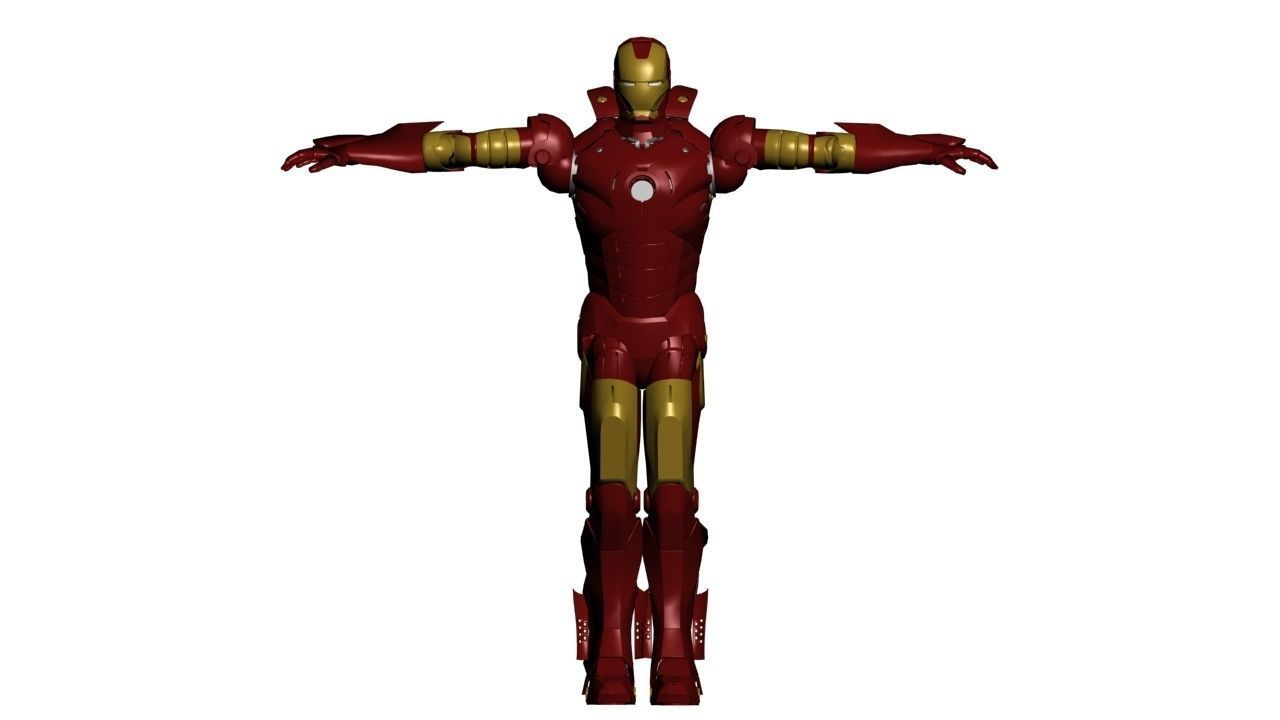 Iron man  3D model_3