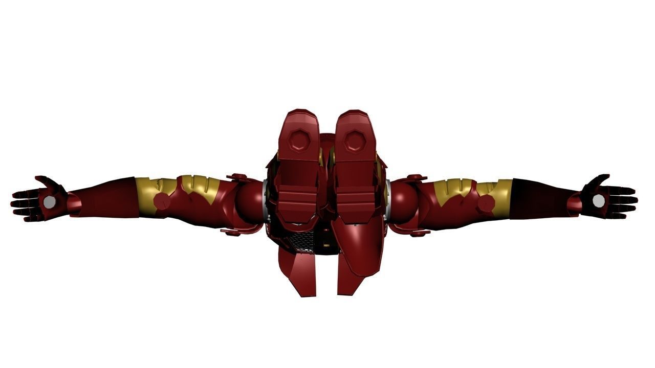 Iron man  3D model_7