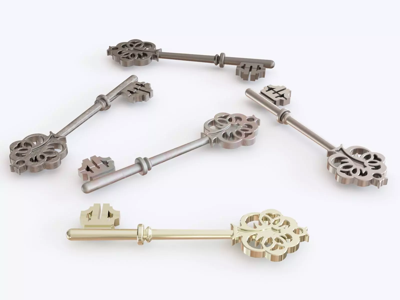 Key 18 3D model | CGTrader