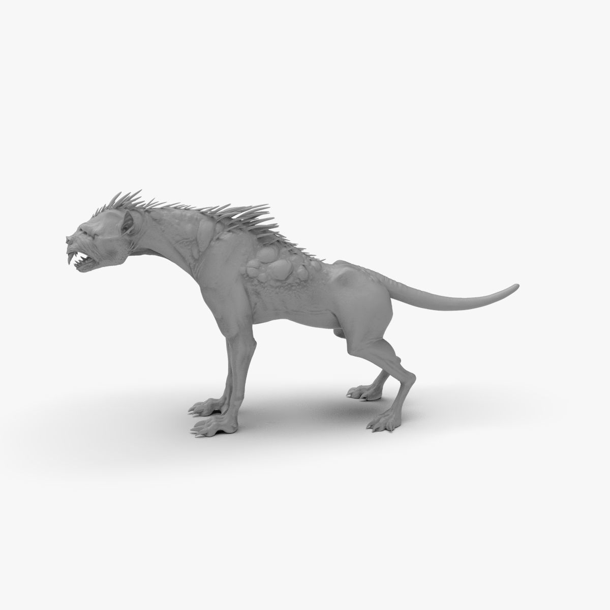Chupacabra Demon Dog 3D model_8