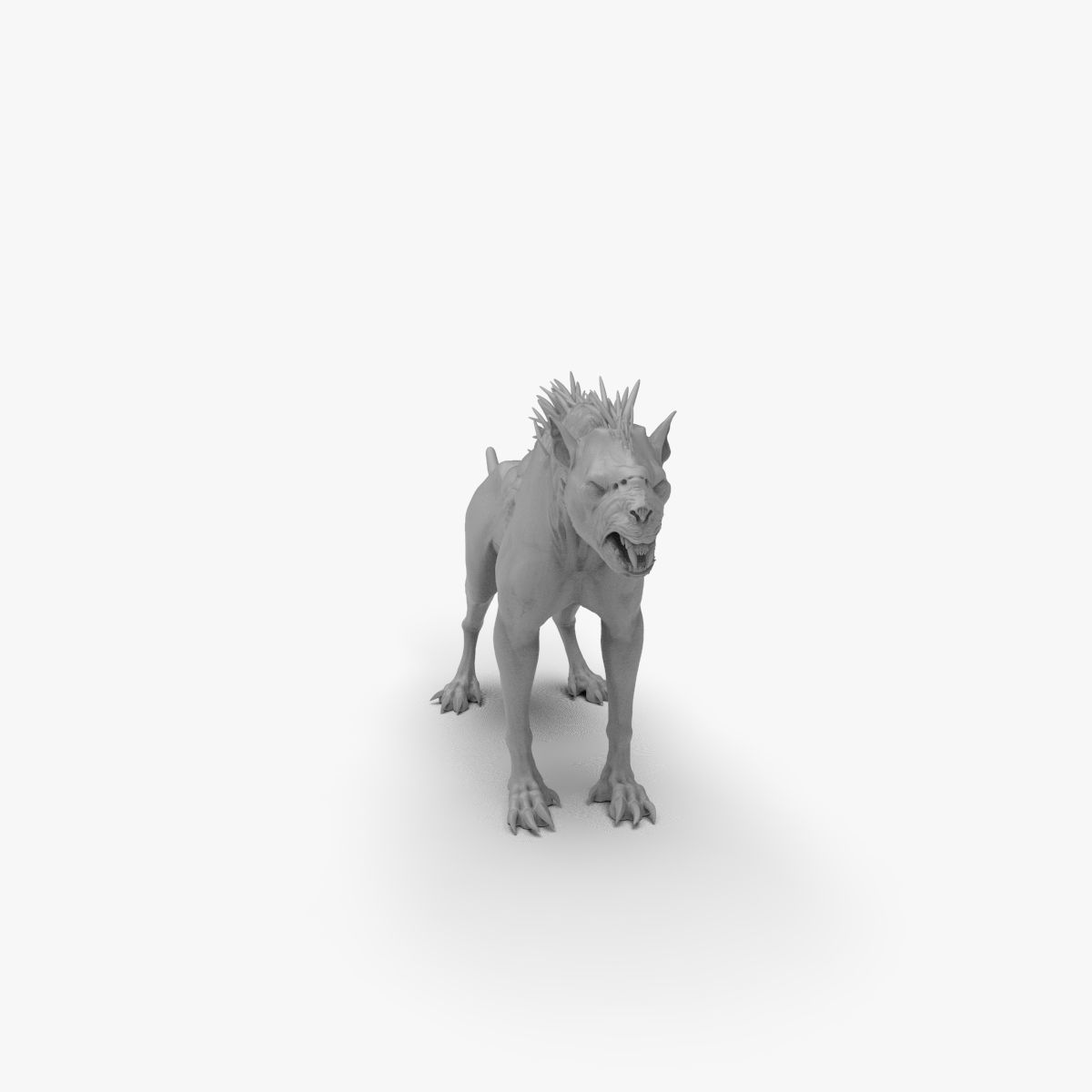 Chupacabra Demon Dog 3D model_5