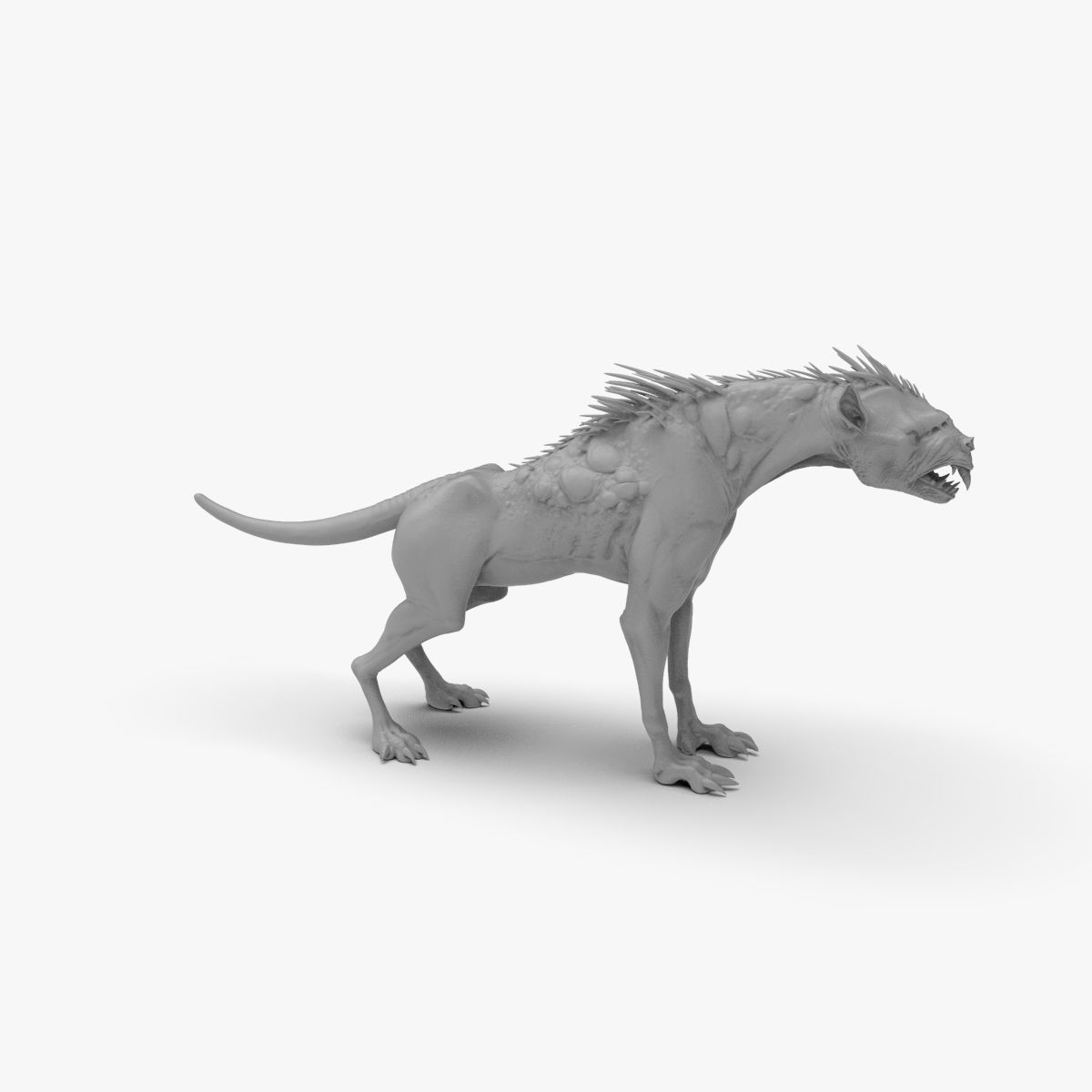 Chupacabra Demon Dog 3D model_15