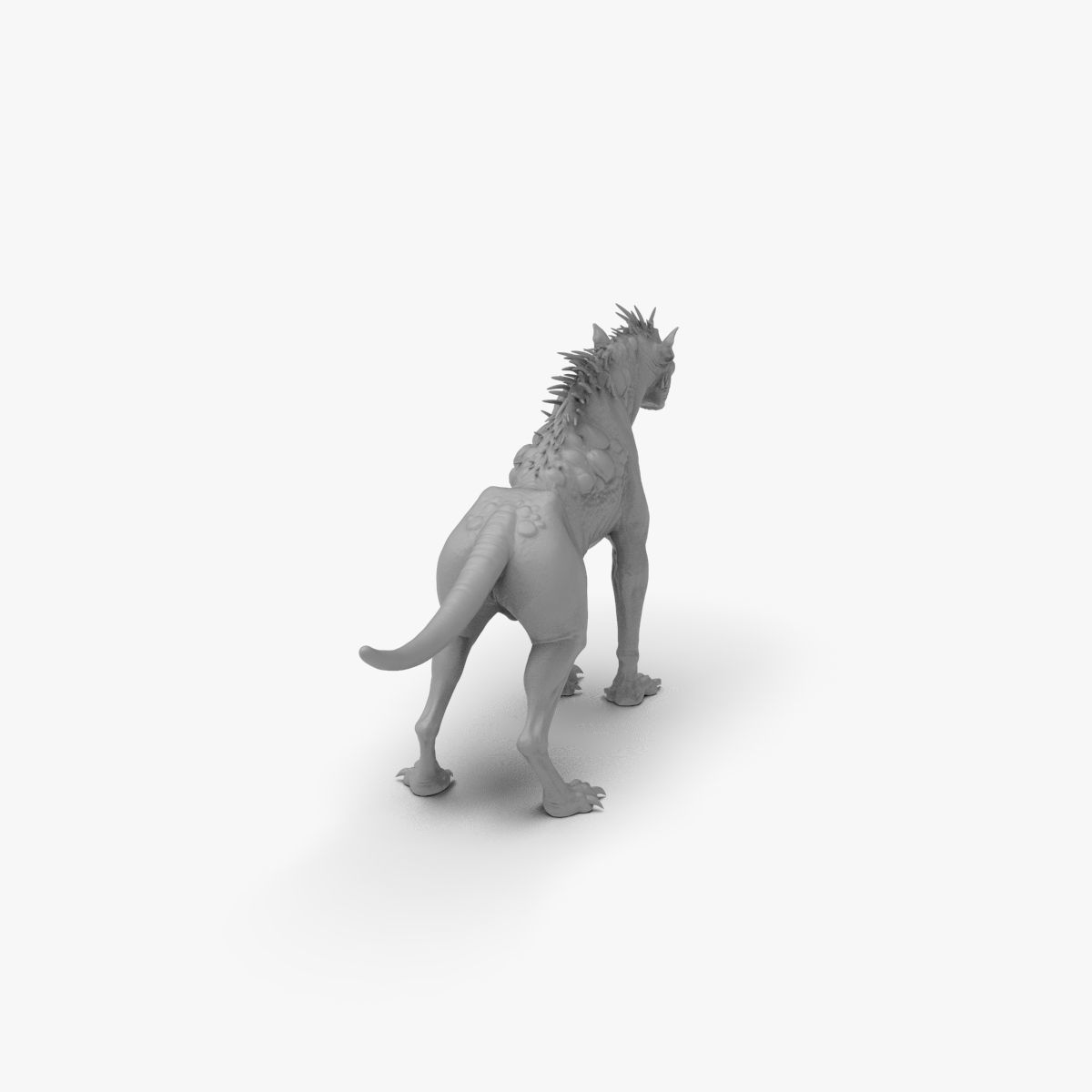 Chupacabra Demon Dog 3D model_12