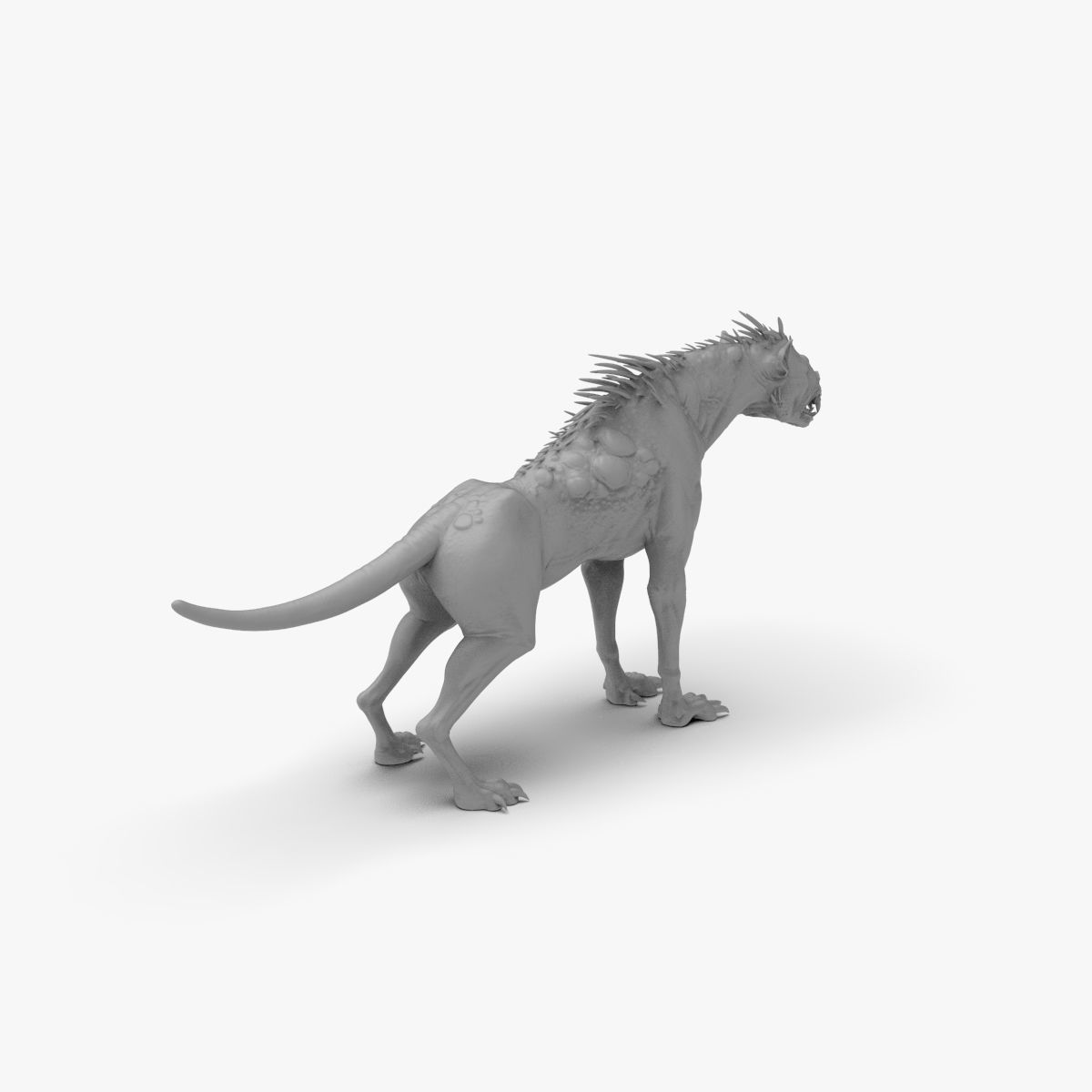 Chupacabra Demon Dog 3D model_13